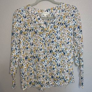 Cynthia Rowley floral shirt